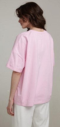 Фото модной одежды - тиана футболка розовая сезон 2020 года