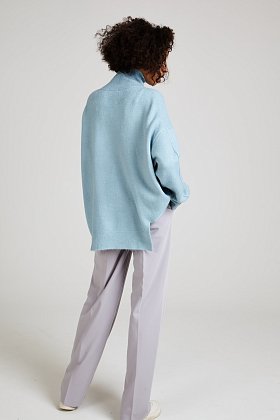 Фото модной одежды - джоди джемпер оверсайз голубой  сезон 2020 года