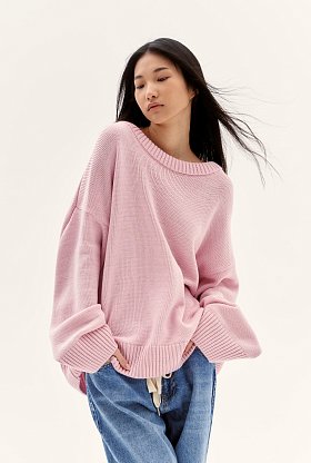 Фото модной одежды - морето джемпер розовый сезон 2020 года