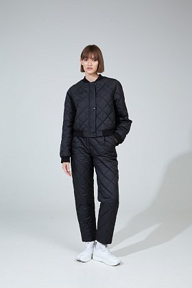 Фото модной одежды - лео костюм с брюками стежка черный сезон 2020 года